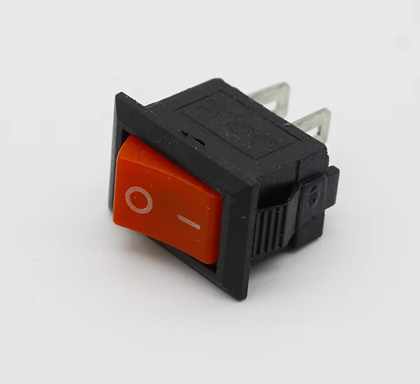 Rocker Switch - Red Black  - SPST
