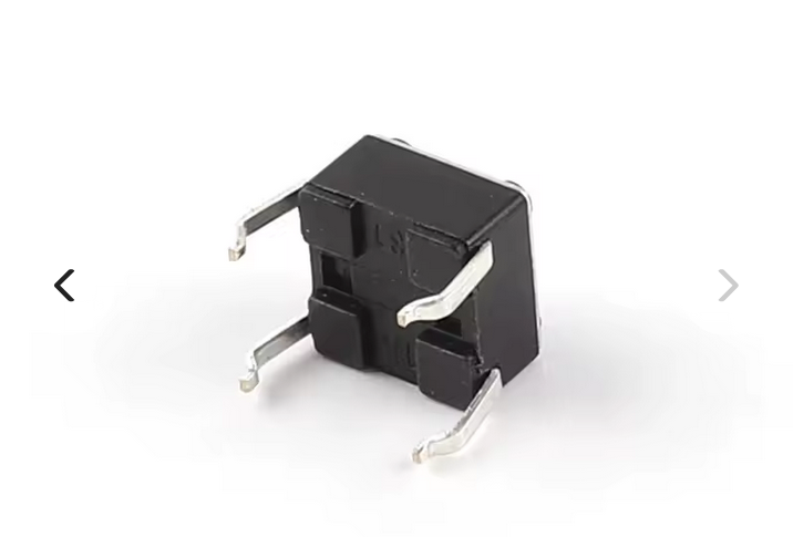 5-PACK: Miscro push tactile switch 6x6x4.3