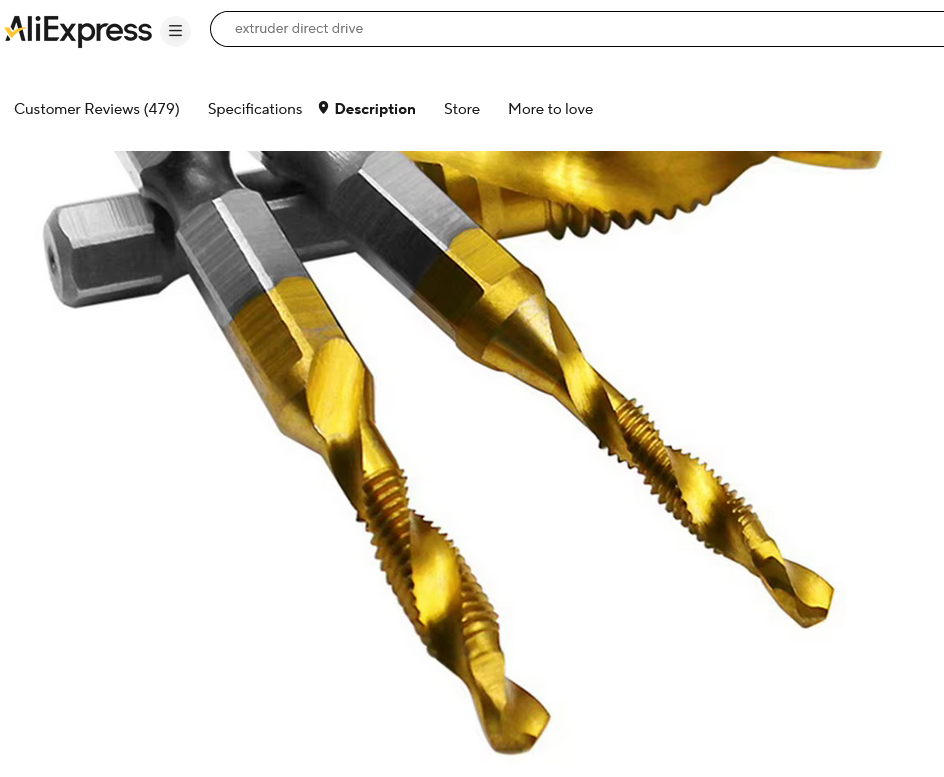 SIZE: M8 - Metric Tap Drill Bit  - HSS Titanium Coated
